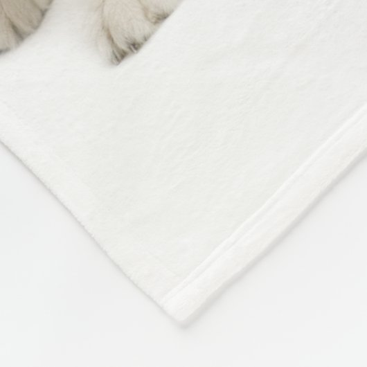 Husky vs. Wife Fleece Blanket (Hoek)