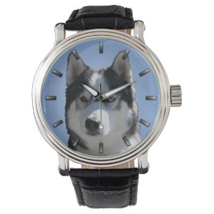 Husky Watch Siberian Husky Malamute Wrist Watch Horloge