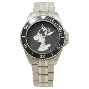 Husky Watch Siberian Husky Malamute Wrist Watch Horloge