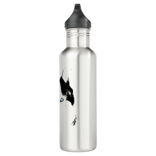 Husky Water Bottle aangepast aan Husky Dog Bottle Waterfles (Rechts)