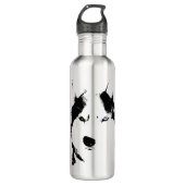 Husky Water Bottle aangepast aan Husky Dog Bottle Waterfles (Voorkant)