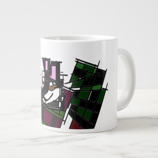 Husky winter grote koffiekop (Voorkant rechts)