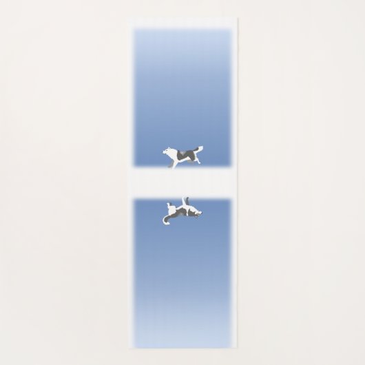 Husky Yoga Mats Malamute / Husky Sled Dog Mat
