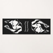 Husky Yoga Mats Malamute / Husky Sled Dog Mat (Voorkant (horizontaal))