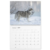 Husky's Hondenmuur Vieren Kalender (Jan 2027)