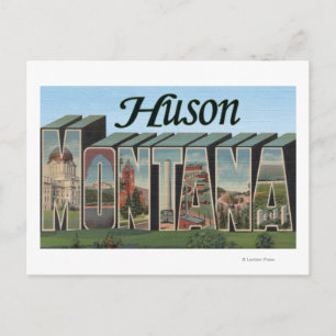 Huson, MontanaLarge Letter ScenesHuson, MT Briefkaart