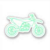 Husqvarna 701 Neon style Sticker (Voorkant)