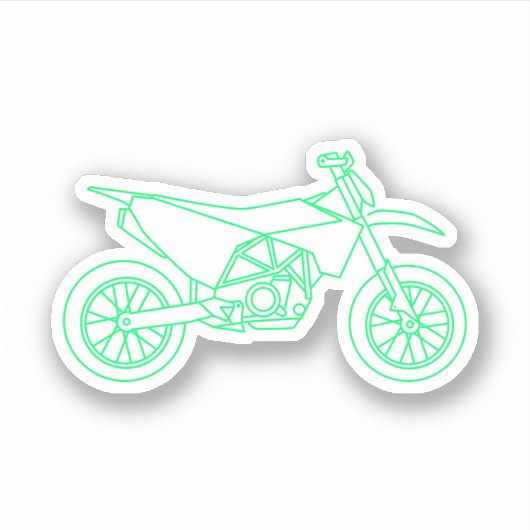 Husqvarna 701 Neon style Sticker (Voorkant)