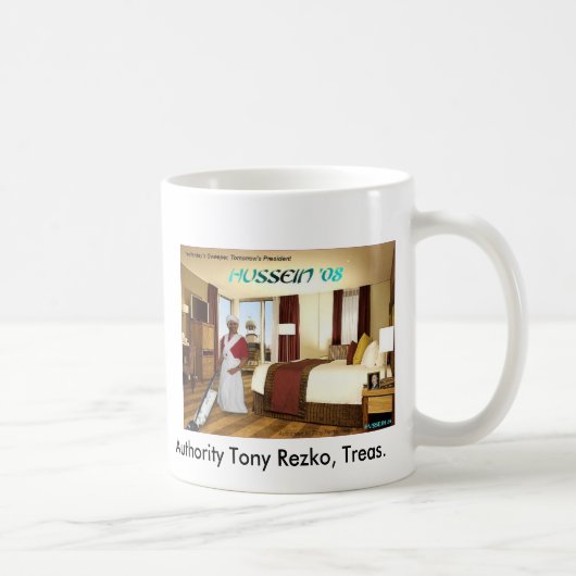 HUSSEIN '08 - Gepersonaliseerd - Gepersonaliseerd Koffiemok (Rechts)