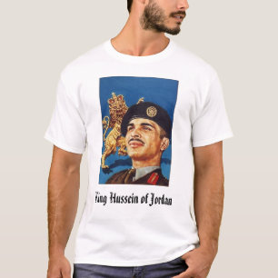 hussein, koning Hoessein van Jordanië T-shirt