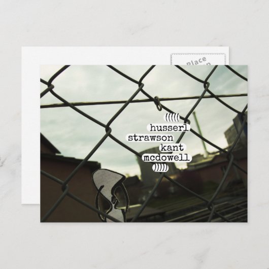 husserl strawson kant mcdowell briefkaart (Voorkant / Achterkant)