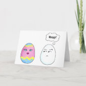 Hussy! Funny Easter Kaart (Voorkant)