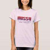 HUSSY T-SHIRT (Voorkant)
