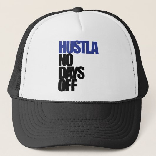 Hustla Blue Trucker Pet (Voorkant)