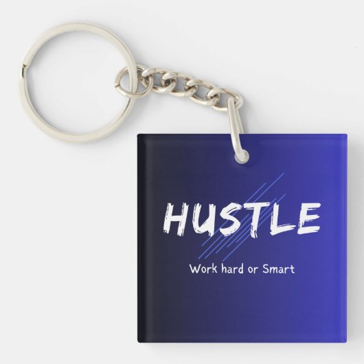 Hustle Acryl Sleutelhanger (voorkant)