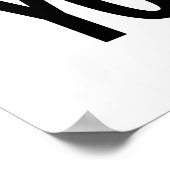 Hustle als een New Yorker poster print (Hoek)