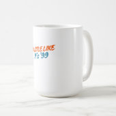 Hustle Als Het '99 Is Koffiemok (Voorkant rechts)