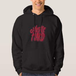 Hustle and Heart Quote Design Hoodie