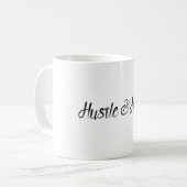 Hustle and Heart Typografie Koffiemok (Voorkant links)
