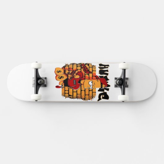 Hustle Bart Persoonlijk Skateboard (Horizontaal)