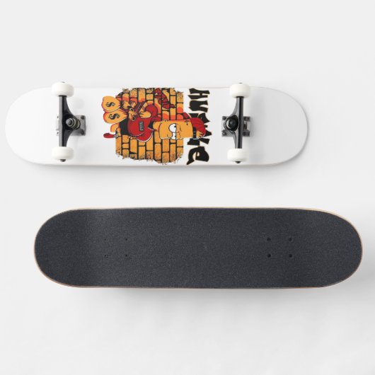 Hustle Bart Persoonlijk Skateboard (Horizontaal)