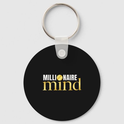 Hustle Boss, Success Money Motivation Millionaire Sleutelhanger (Voorkant)