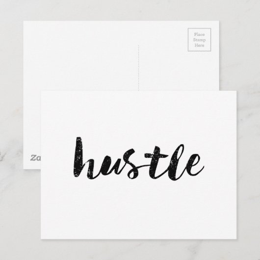 Hustle Briefkaart (Voorkant / Achterkant)