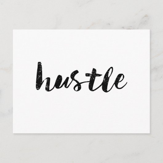 Hustle Briefkaart (Voorkant)