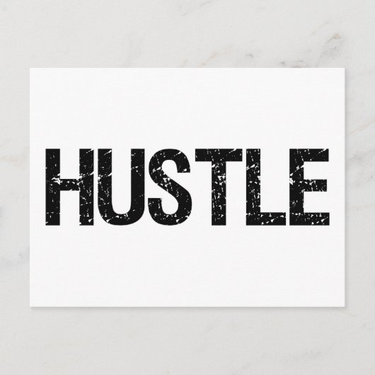 Hustle Briefkaart (Voorkant)