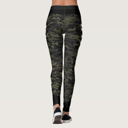 #HUSTLE Camo Leggings (Achterkant)