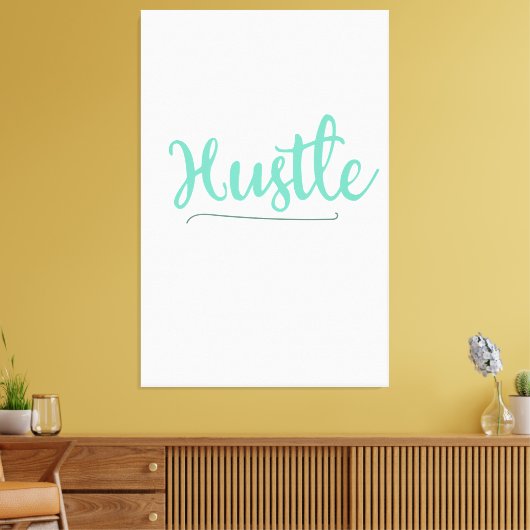 Hustle Canvas Afdruk (Insitu (Woonkamer))