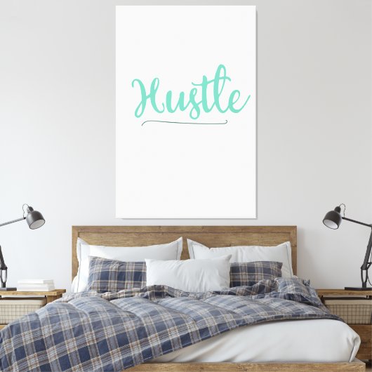 Hustle Canvas Afdruk (Insitu (Slaapkamer))
