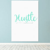 Hustle Canvas Afdruk (Insitu (Houten vloer))