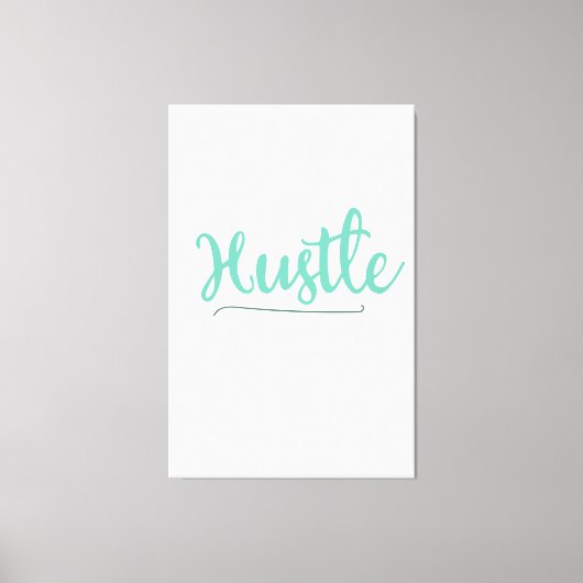 Hustle Canvas Afdruk (Voorkant)