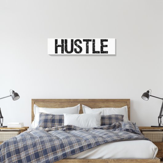Hustle Canvas Afdruk (Insitu (Slaapkamer))
