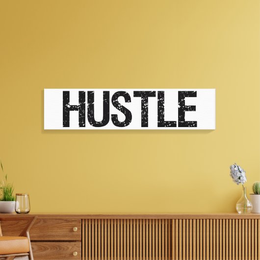 Hustle Canvas Afdruk (Insitu (Woonkamer))
