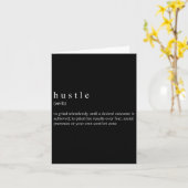 Hustle Definition Kaart (Gele Bloem)