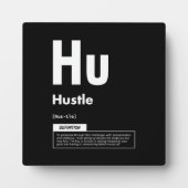 Hustle - element van succes - Motivatie Fotoplaat (Voorkant)