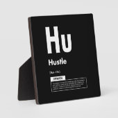 Hustle - element van succes - Motivatie Fotoplaat (Voorkant)