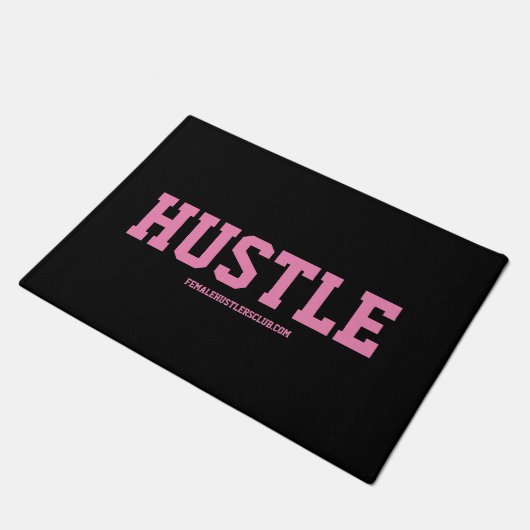 HUSTLE ENTREPRENUER QUOTE-VLOERMATTEN DEURMAT (Schuin)