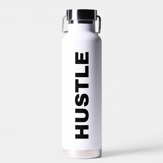 HUSTLE-fles Waterfles (Voorkant)