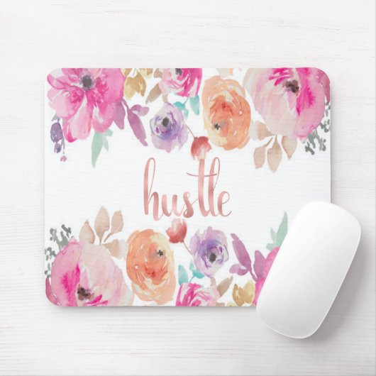 Hustle Floral Muismat (Met muis)
