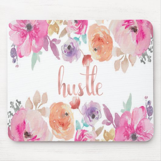 Hustle Floral Muismat (Voorkant)
