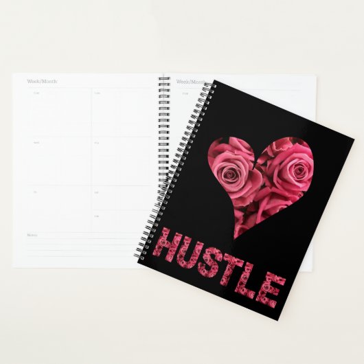 Hustle Floral roze Roses Planner (Display)