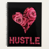 Hustle Floral roze Roses Planner (Voorkant)