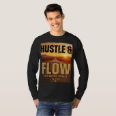 "Hustle & Flow" - Keep Moving Forward. A premium s T-shirt (Voorkant volledig)
