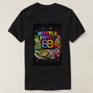 Hustle Force 88 Zwarte T-shirt