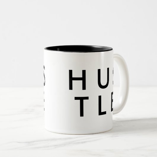 Hustle | Funny Humor Joke Slogan Mok (Voorkant rechts)