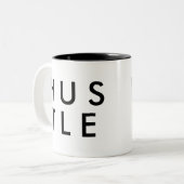Hustle | Funny Humor Joke Slogan Mok (Voorkant links)