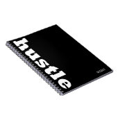 HUSTLE Gepersonaliseerde Inspirerend Werk Kantoor Notitieboek (Rechterzijde)
